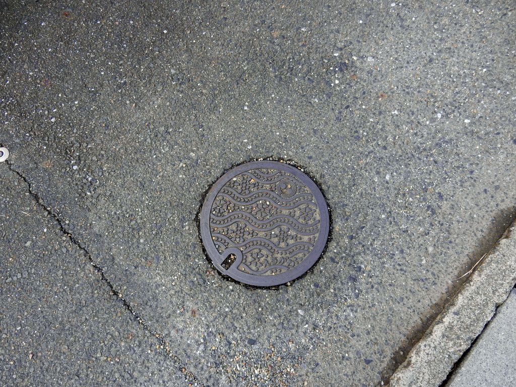 Manhole in Aisho-cho