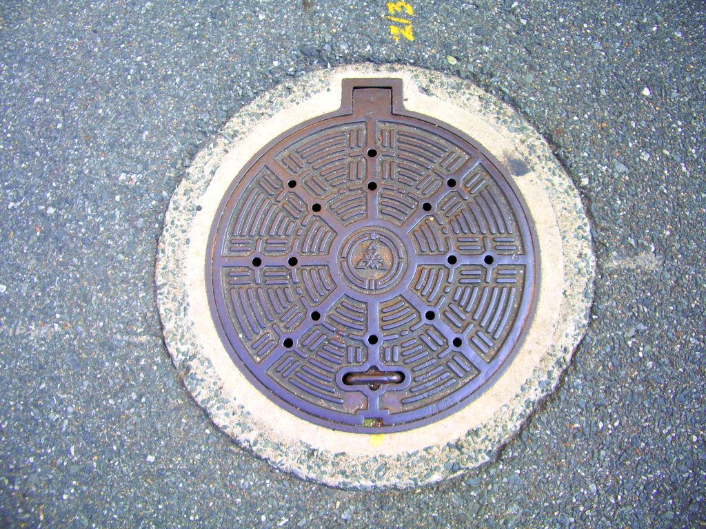 Manhole in Fukuoka