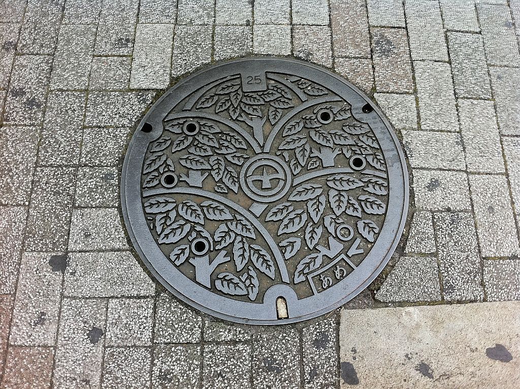 Manhole in machida-shi