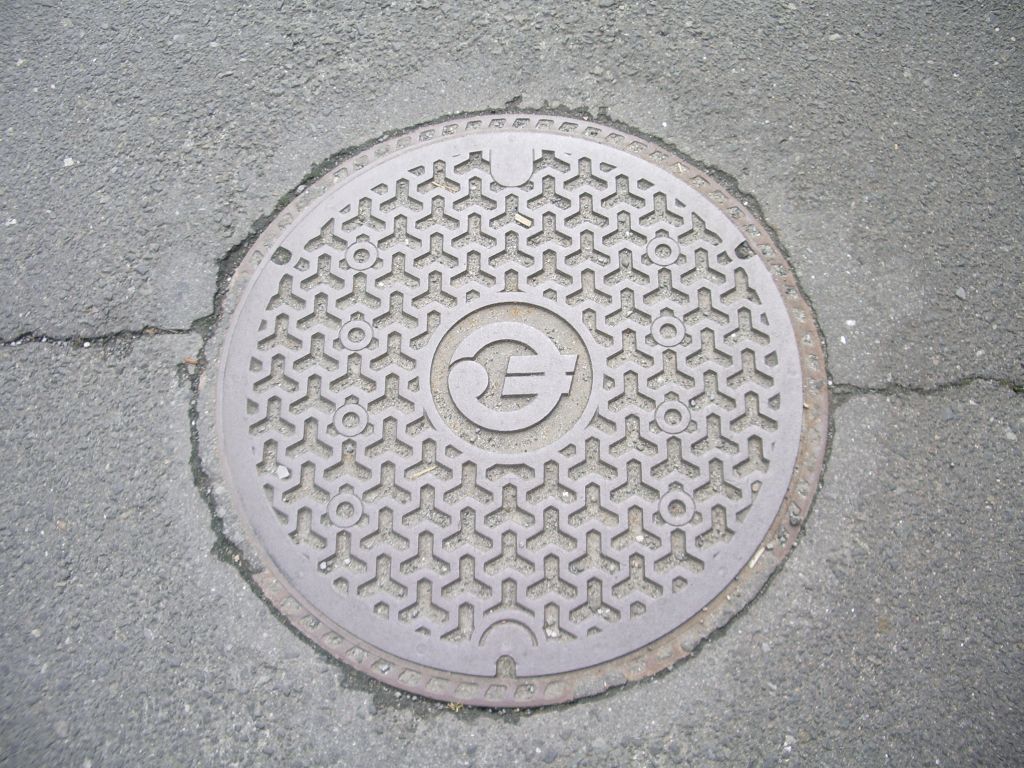 Manhole in Matsushima Town