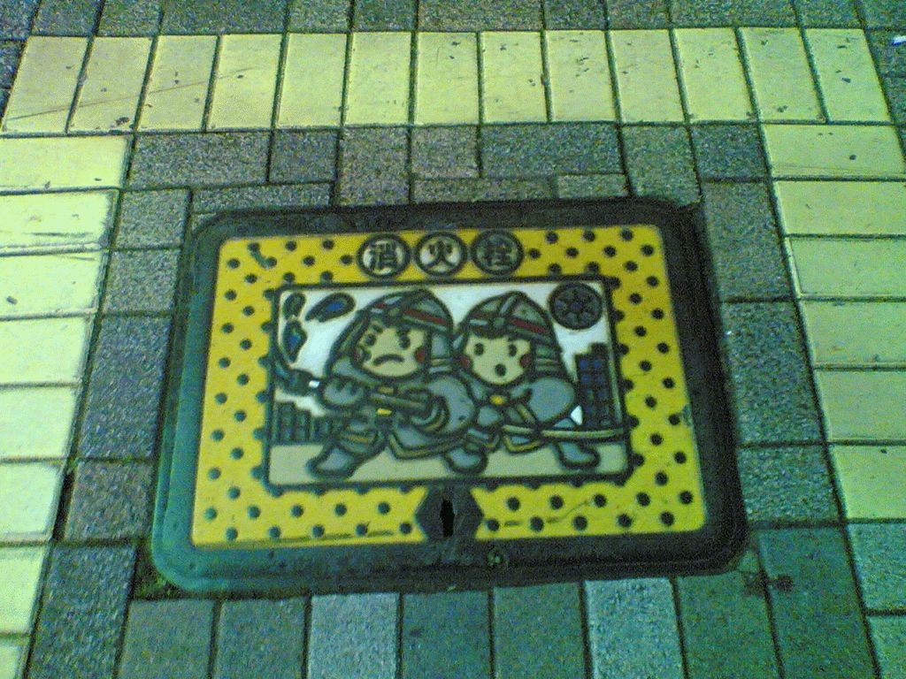 Manhole in Shiba Park, Tokyo