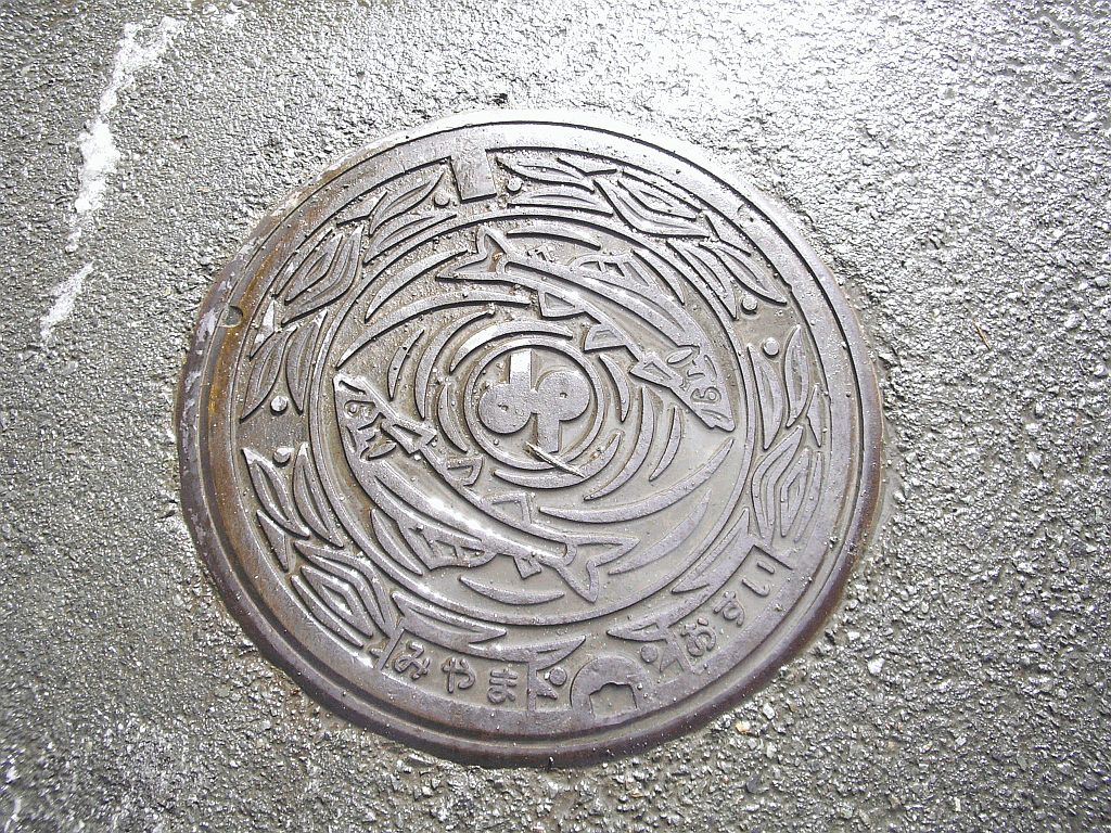 Manhole in Miyama