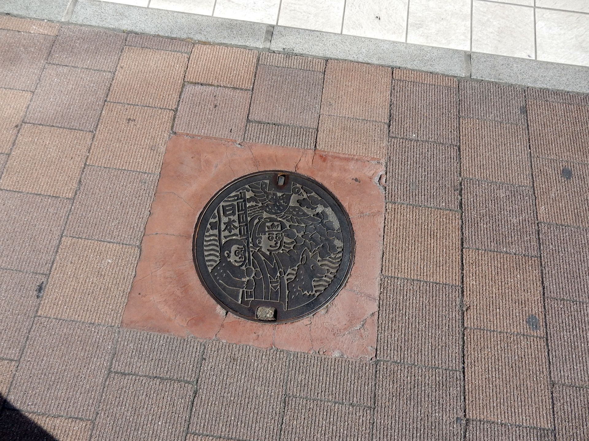Manhole in Matsue city