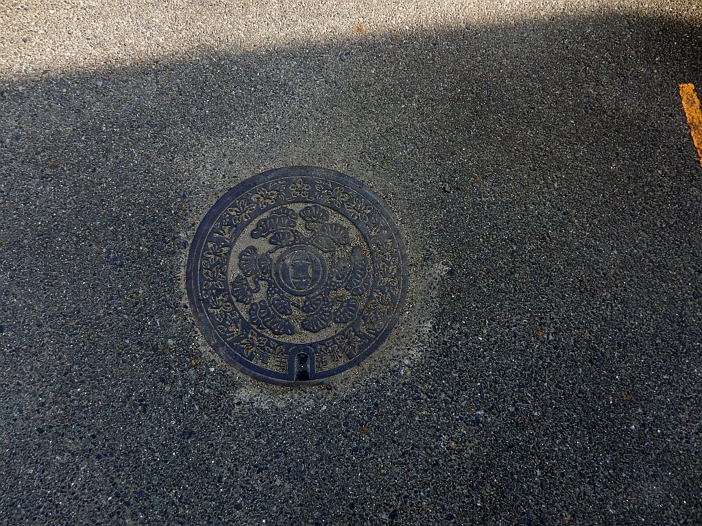 Manhole in Ryuoh Town