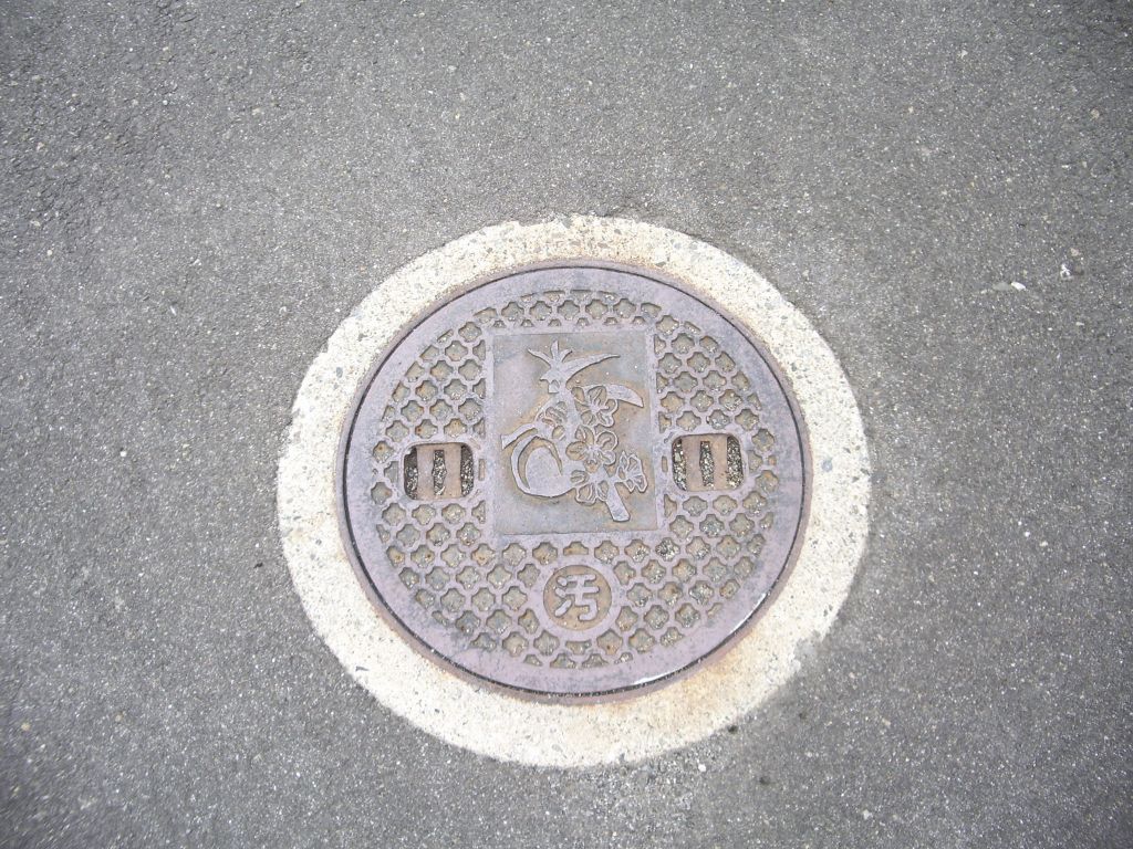 Manhole in Zao Town