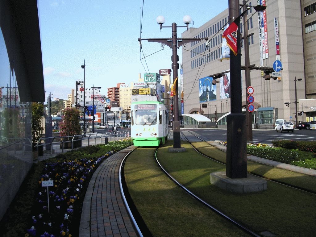 Streetcar in Kagoshima