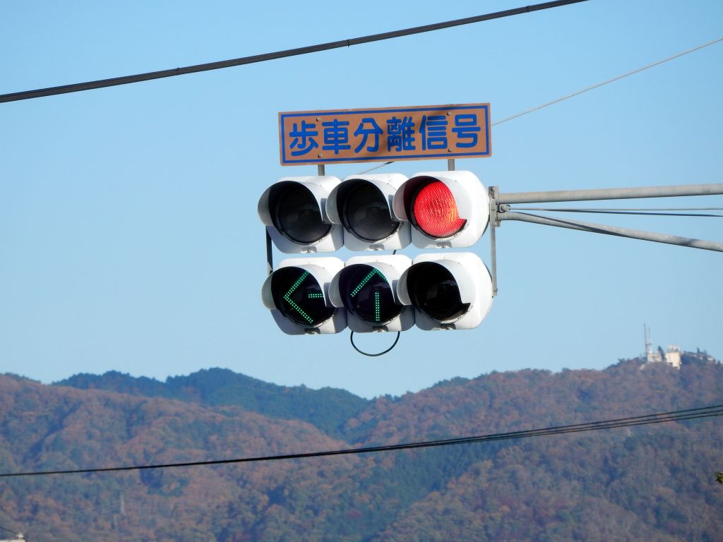 千本北大路交差点の信号