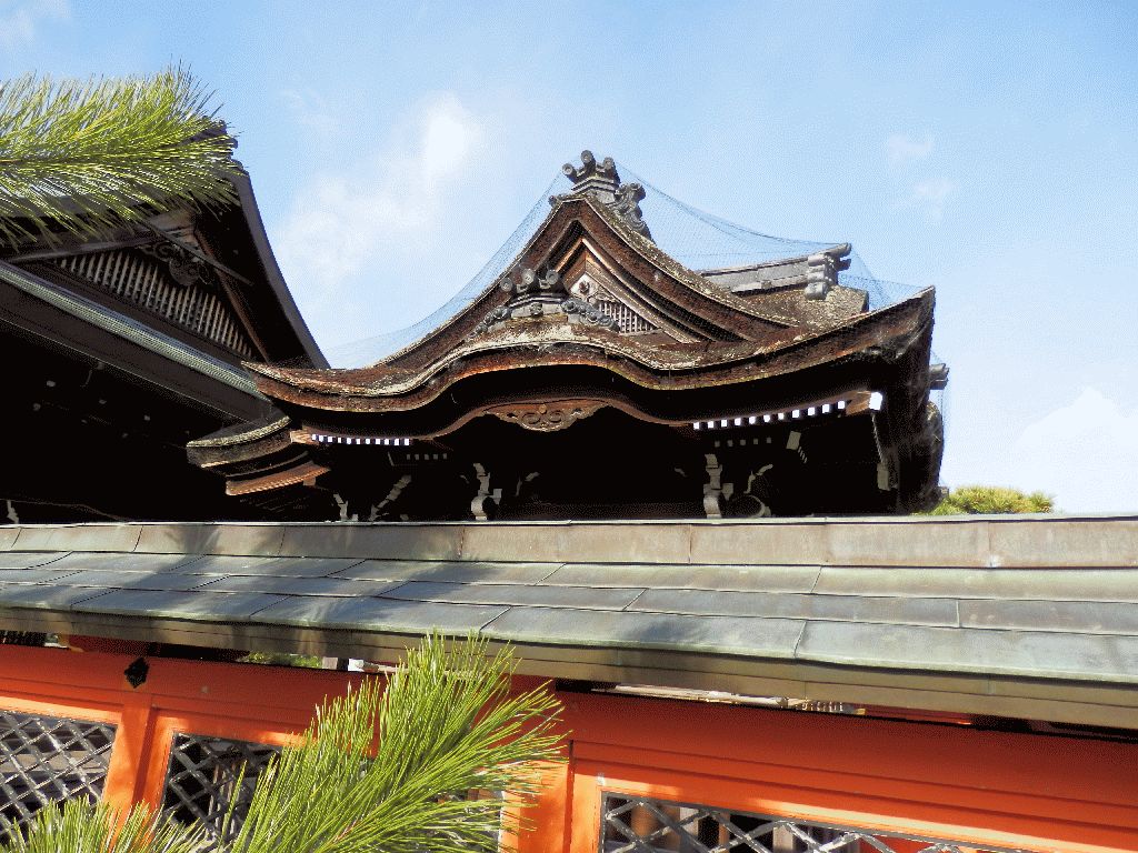 唐崎の松と唐崎神社