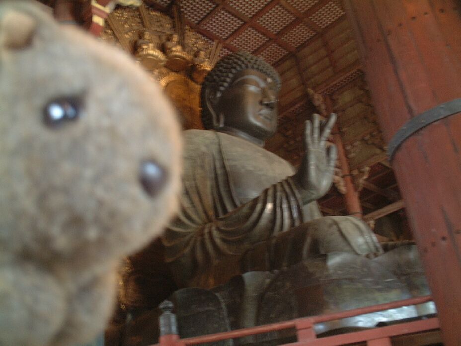 At Todaiji temple